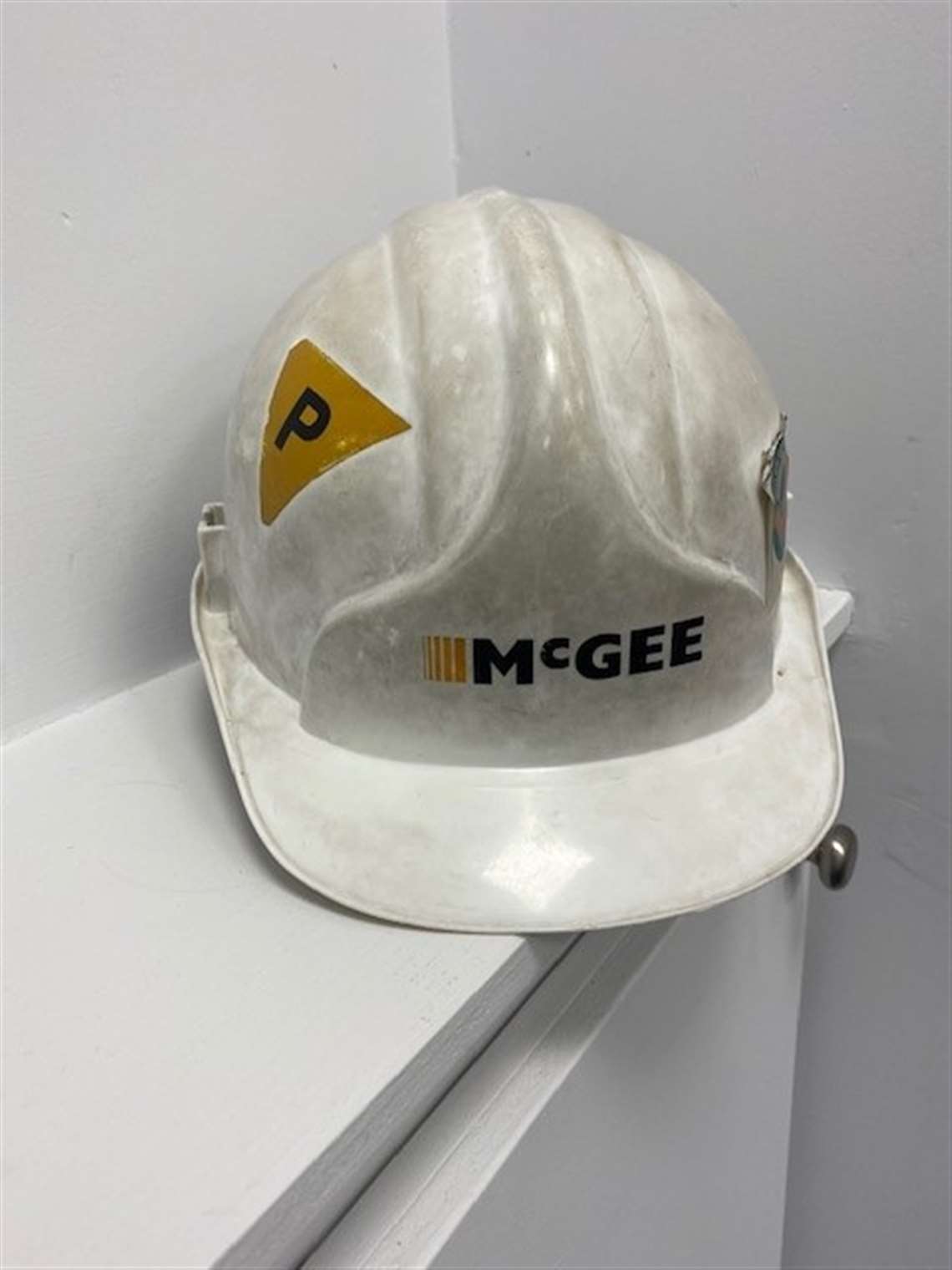 A McGee hard hat