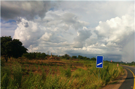 A road in Mozambique's Nampula province