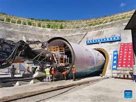 The TBM ahead of its launch last year.