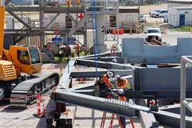 Bechtel workers start construction of NASA's Mobile Launcher 2