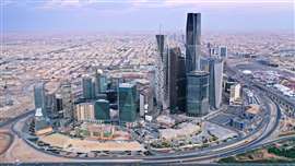 King Abdullah Financial District in Riyadh Saudi Arabia