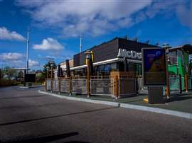 Dura provided the kerbs for a net zero carbon McDonald's restaurant project in the UK