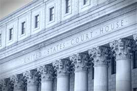 US Federal Court House in Manhatten, New York.