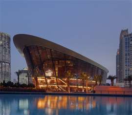 The Dubai Opera building in the United Arab Emirates. (Image: AtkinsRéalis)