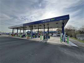Neste MY Renewable Diesel is now available in New Jersey at K.W. Rastall Oil's North Brunswick, N.J., truck stop. (Photo: K.W. Rastall Oil)