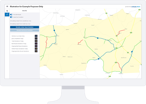 Display image of Trimble and Totalmobile's new vehicle management booking system and integrated inventory management system 