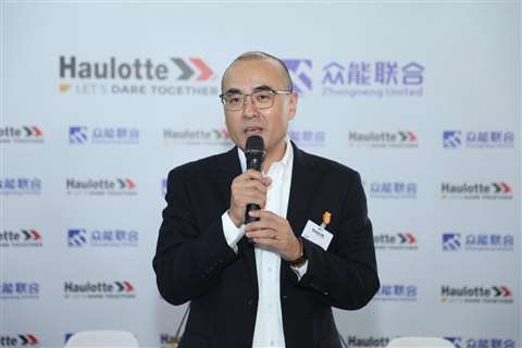 Harry Wang, general manager Haulotte China