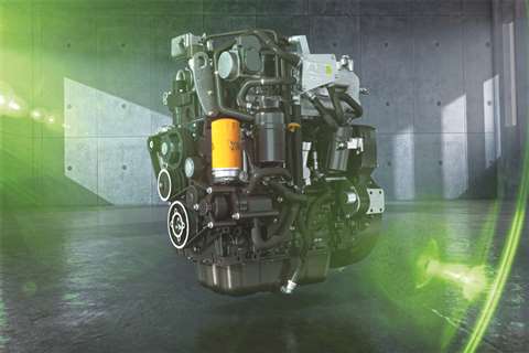 JCB says its hydrogen engine was developed using established engine technology and components, combusting hydrogen just  as a diesel engine does. 