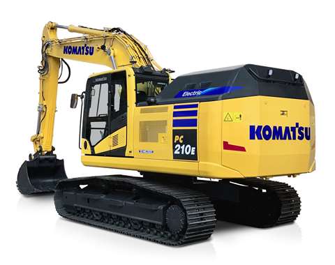 Komatsu electric excavator PC210E
