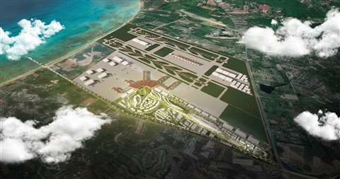 A render of U-Tapao International Airport in Thailand. Construction is due to start in early 2023.