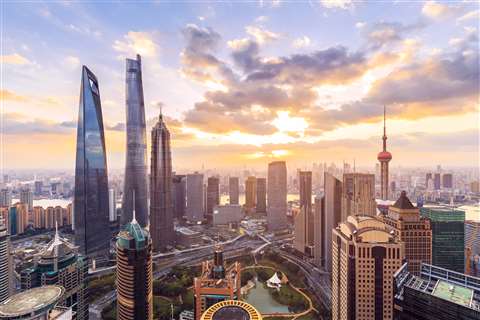 tall buildings in Shanghai