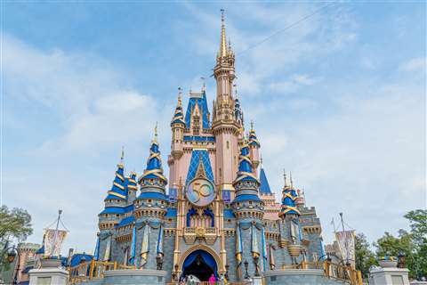 The Cinderella Palace at Walt Disney World, Florida